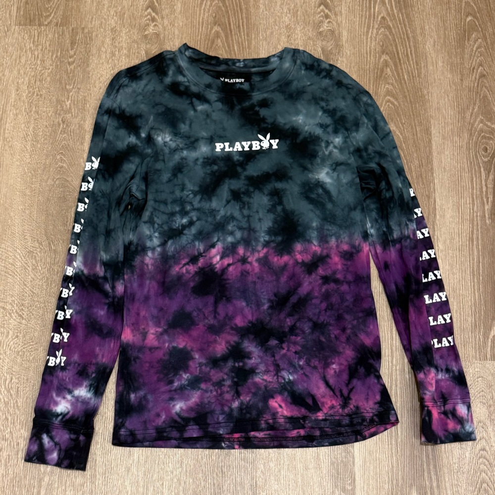 Playboy Long sleeve TieDye T-Shirt